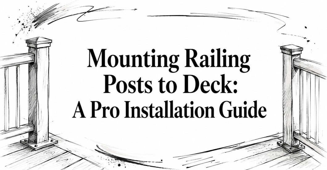 Mounting Railing Posts to Deck: A Pro Installation Guide – Ultra Modern ...