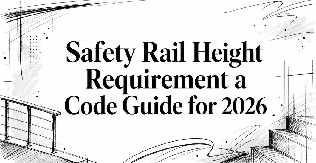 Safety Rail Height Requirement a Code Guide for 2026 – Ultra Modern Rails