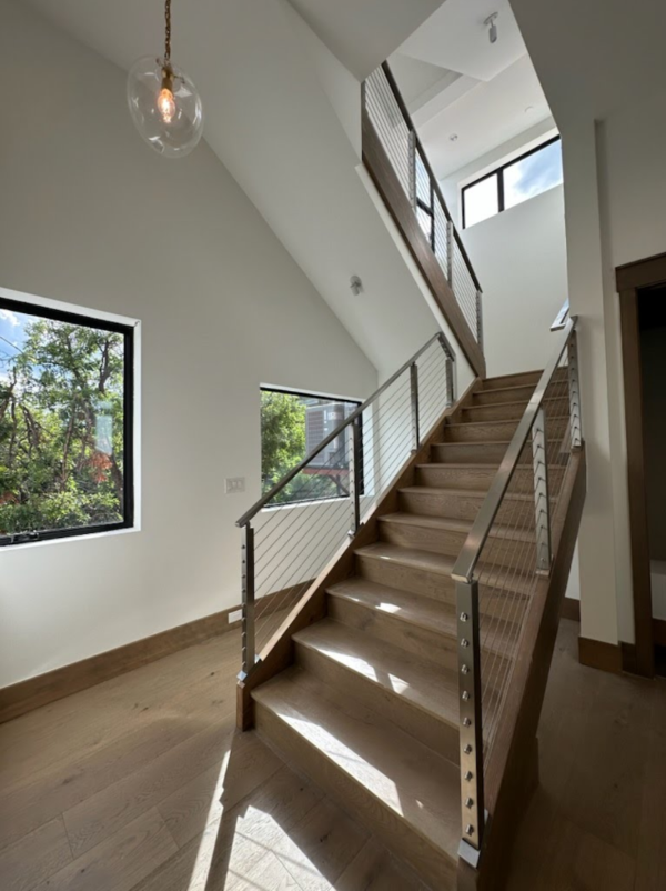 Cable railing installation