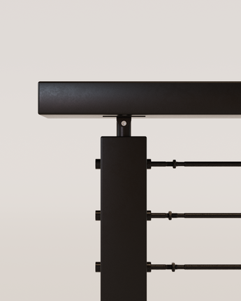 Black Metal Cable Railings Collection - Ultra Modern Rails
