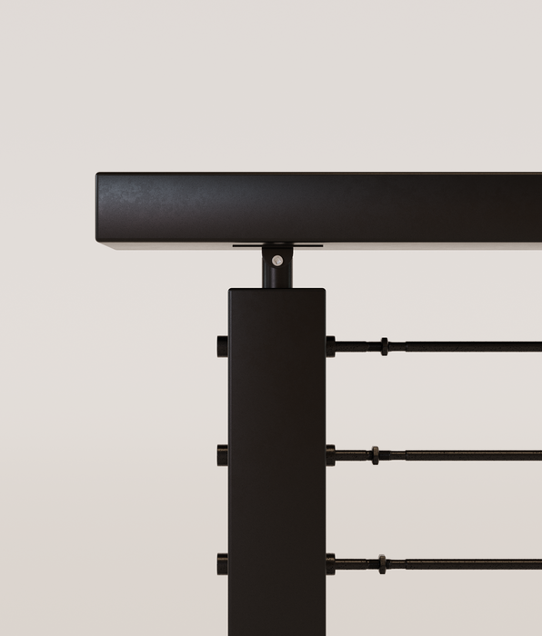 Black Metal Cable Railings Collection - Ultra Modern Rails