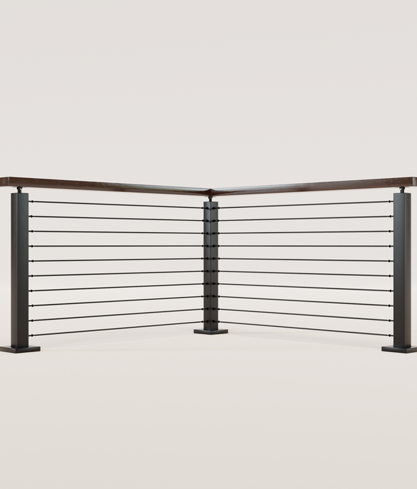 Cur Metal Rails Black Metal Cable Railings Collection - Ultra Modern Rails – Page