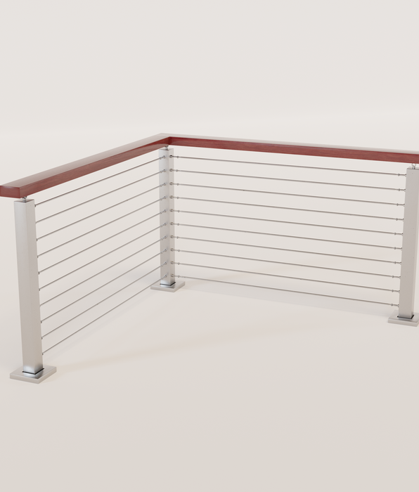 Steel Gable Rails Stainless Steel Cable Railing Collection – Ultra Modern Rails